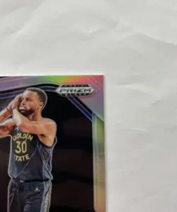 2024-25 #7 Panini Prizm Black Stephen Curry Silver Prizm Night Night Clean GOAT - Image 2