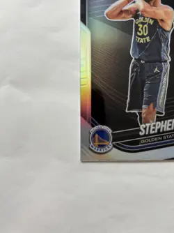 2024-25 #7 Panini Prizm Black Stephen Curry Silver Prizm Night Night Clean GOAT - Image 4