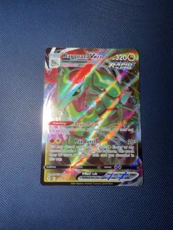 Pokemon Rayquaza VMAX Holo Card Evolving Skies 111/203 Near Mint - Image 3