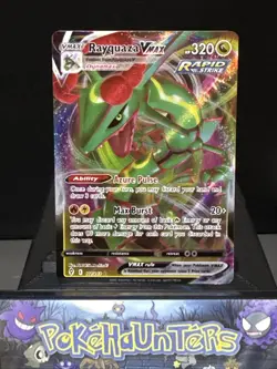 Pokemon Card Rayquaza VMAX 111/203 Evolving Skies Ultra Rare Near Mint - Image 1