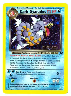 Dark Gyarados - 1998 Team Rocket PreRelease Holo Card (nrmt) - (Pokemon) E - Image 1