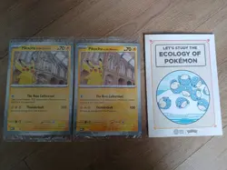 Pokemon x Natural History Museum: Pikachu at the Museum (Promo Card) Sealed Rare - Image 1