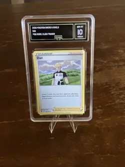 Pokemon Rebel Clash Dan Uncommon Trainer Card 158/192 Graded GMA 10 Gem Mint - Image 1