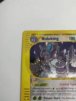 Pokemon Card Nidoking Holo 150/147 Crystal Holo 2002 Aquapolis MP - Image 5