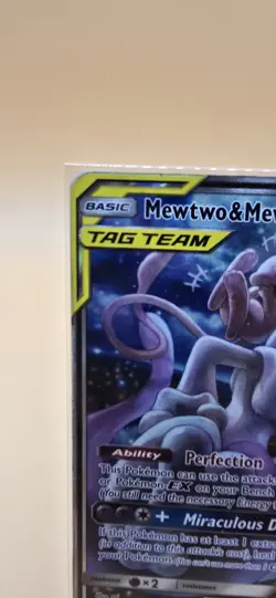 Pokemon Mewtwo & Mew GX SM191 Tag Team Promo Holo Card English - Image 2