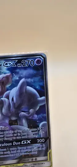 Pokemon Mewtwo & Mew GX SM191 Tag Team Promo Holo Card English - Image 3