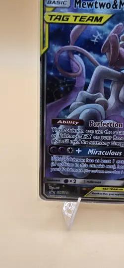 Pokemon Mewtwo & Mew GX SM191 Tag Team Promo Holo Card English - Image 5