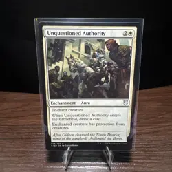 Unquestioned Authority Uncommon MAGIC MTG CARD - MP - Image 1
