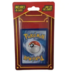 POKEMON Pack of 10 Cards Look for Foil Card Factory Sealed UNOPENED MJ Holding - Image 1