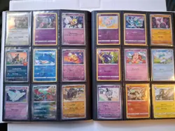Pokemon Card Collection Binder, Vintage, Eevee, pikachu, Full Art - Image 5