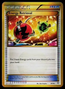 Pokemon Card - Energy Retrieval Ancient Origins 99/98 Secret Rare 2015 - Image 1