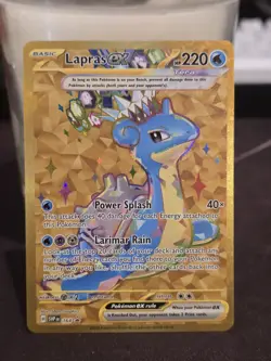 Pokemon TCG Lapras EX 164 Black Star Promo Holo Card, Mint Condition - Image 1