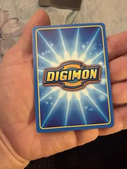 VINTAGE 1999 DIGIMON CREST OF SINCERITY CARD- BO-102-LP CONDITION - Image 4