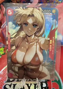Sexy Beautiful Model Waifus Goddess Story ACG TCG Double Sided Card Holo - Image 1
