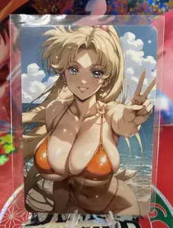 Sexy Beautiful Model Waifus Goddess Story ACG TCG Double Sided Card Holo - Image 2