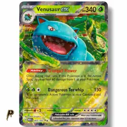 Venusaur ex 003/165 - 2023 Scarlet & Violet 151 Double Rare Holo Pokemon Card NM - Image 1