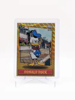 2026 Disney Neon DONALD DUCK #MSSP-11 Mickey Shorts Short Prints Gold Wave /50 - Image 1