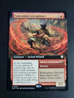 Naktamun Lorespinner (Extended Art) Rare MTG Secrets of Strixhaven Commander - Image 1