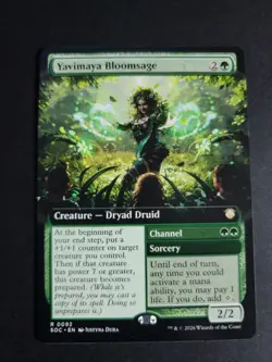 Yavimaya Bloomsage (Extended Art) Rare MTG Secrets of Strixhaven Commander - Image 1