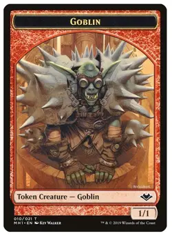 MTG - 9 x Different FOIL Red GOBLINS & TOKENS - Commander / Modern - M/NM - Image 3