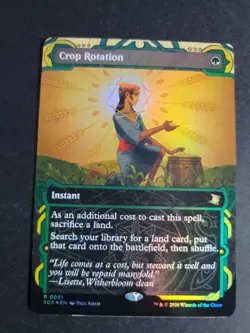 Crop Rotation (Foil) Rare MTG Secrets of Strixhaven Mythical Archives - Image 1