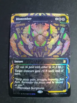 Dismember (Foil) Rare MTG Secrets of Strixhaven Mythical Archives - Image 1