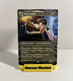 Peter Parker (Borderless) M Marvel's Spider-Man 208 NM MTG - Image 1