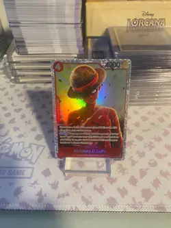 Monkey D. Luffy OP12-015 SR Legacy of the Master - ONE PIECE Card Game ENGLISH - Image 1