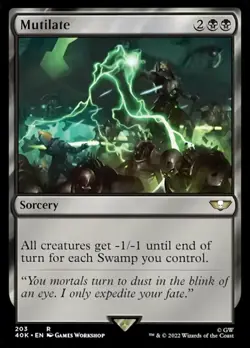 1 x Mutilate - Universes Beyond: Warhammer 40,000 - NM-Mint - MTG - Image 1