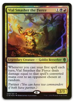 Vial Smasher the Fierce #49 (Foil) (LP) Commander 2016 C16 Magic MTG - Image 1