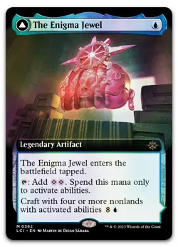 The Enigma Jewel (Extended Art) #362 (Foil) NM Lost Caverns of Ixalan Magic MTG - Image 1
