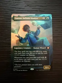 Zimone, Infinite Analyst Commander: Secrets of Strixhaven Borderless Mythic Rare - Image 1