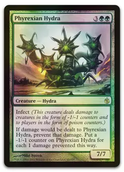 Phyrexian Hydra #85 (Foil) (LP) Mirrodin Besieged MBS Magic MTG - Image 1