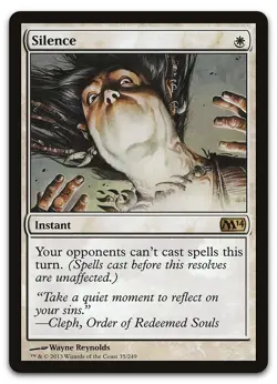 Silence #35 (LP) Magic 2014 M14 Magic MTG - Image 1