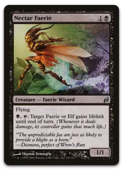 Nectar Faerie #130 (LP) Lorwyn LRW Magic MTG - Image 1