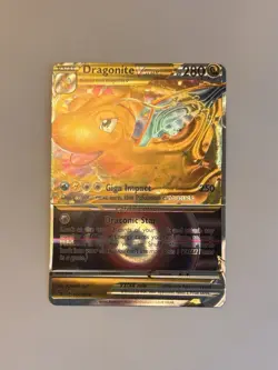 Dragonite Vstar Hp280 Holo Foil 3D Fan Art Ultra Rare Display Card Mint/NM - Image 1