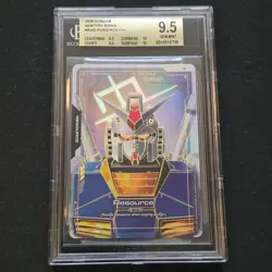 BGS 9.5 Gundam Card Game Newtype Resource GUNDAM RX-78-2 R-002 C++ English - Image 1