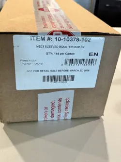 Pokemon TCG ME03 Sleeved Booster Case 144 Packs English 2026 - Image 3
