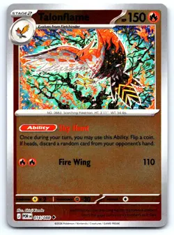 Pokemon Talonflame - ME03: Perfect Order POR Reverse Holo 014/088 NM - Image 1