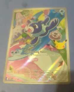 Pokemon TCG Pokemon Popplio Popplio Holo 30th anniversary 045 PROMO NM - Image 1