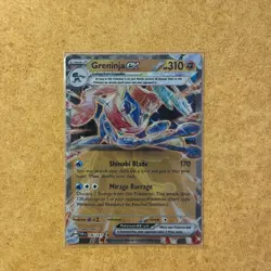 Pokemon Greninja ex Metal 106/167 Double Rare GameStop Box Promo NM - Image 1