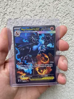 Mega Charizard X EX 125/094 Phantasmal Flames Holo Rare Pokemon TCG - Image 1