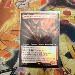 Sabin, Master Monk (Extended Art) #154 FOIL MTG Final Fantasy FIC - Image 1