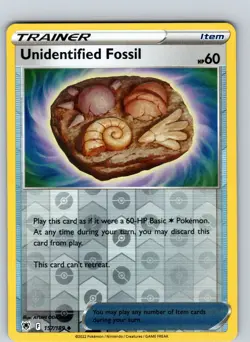 Unidentified Fossil 157/189 2022 Astral Radiance Reverse Holo Uncommon - Image 1