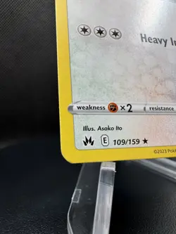 😴 Pokemon TCG – Snorlax 109/159 – Crown Zenith – Regular Rare - Asako Ito – NM - Image 5