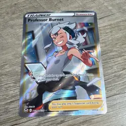 Pokemon Professor Burnet Ultra Rare Full Art Holo Trainer TG26/TG30 - Image 1