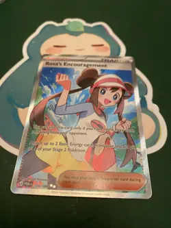 Pokemon Perfect Order- Rosa’s Encouragement 114/088 Full Art Trainer Ultra Rare - Image 1