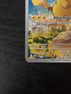 Pikachu 027 - Scarlet & Violet - Black Star Promo - Pokemon - Image 4