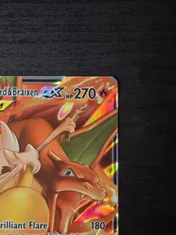 Charizard & Braixen GX 22/236 - Cosmic Eclipse - Ultra Rare - Pokemon - Image 3