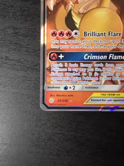 Charizard & Braixen GX 22/236 - Cosmic Eclipse - Ultra Rare - Pokemon - Image 4
